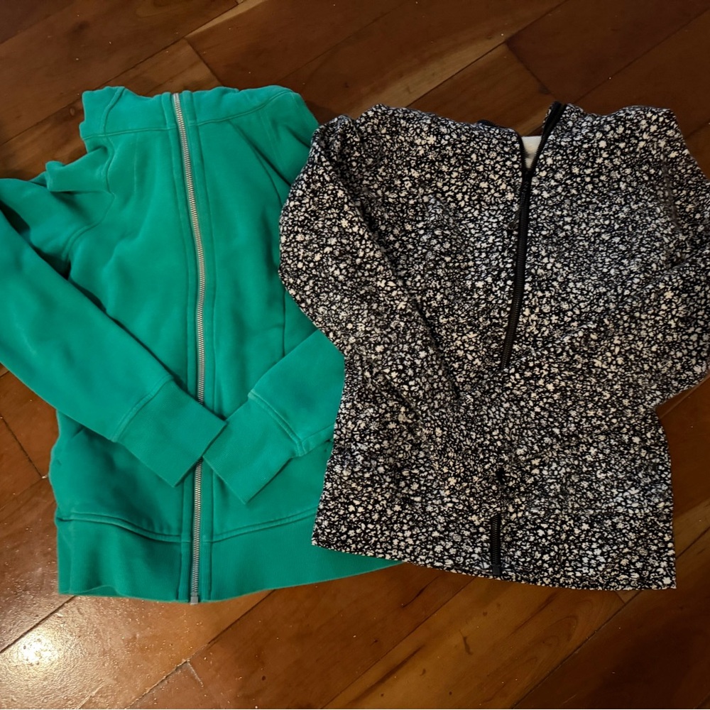 Lululemon front zip hoodies